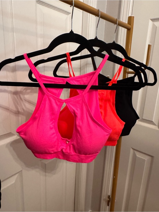 Other - Women’s Keyhole Sports Bralette - Hot Pink